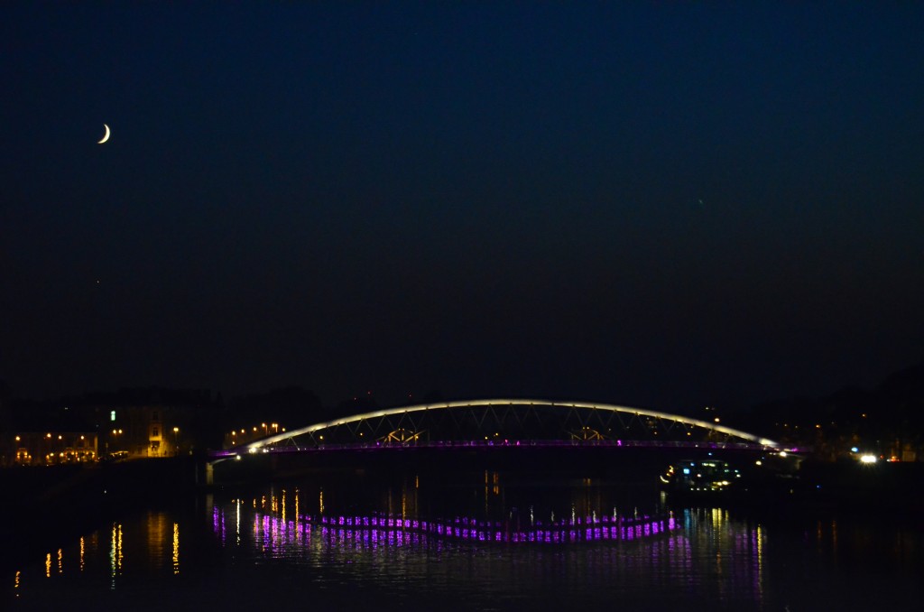 Love Bridge at a distance.