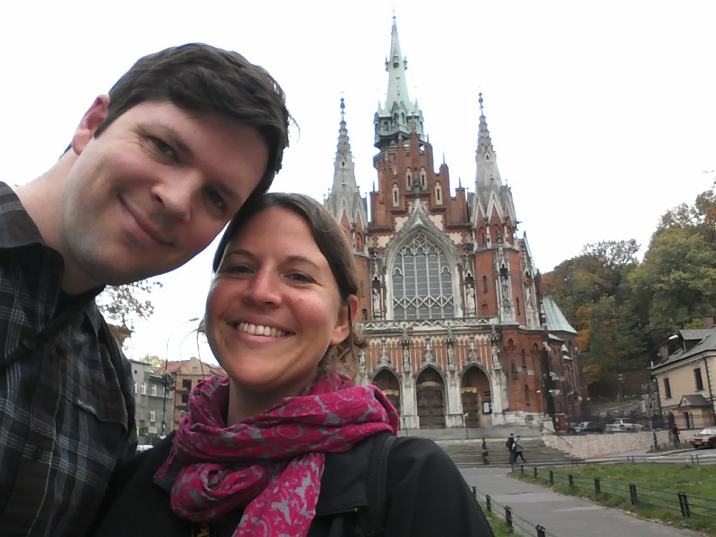 Us at the church of St. Joseph.