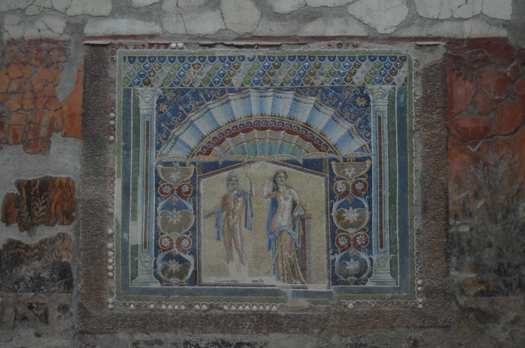 A mosaic dedicated to the water gods. Really impressive, and pretty much pristine.