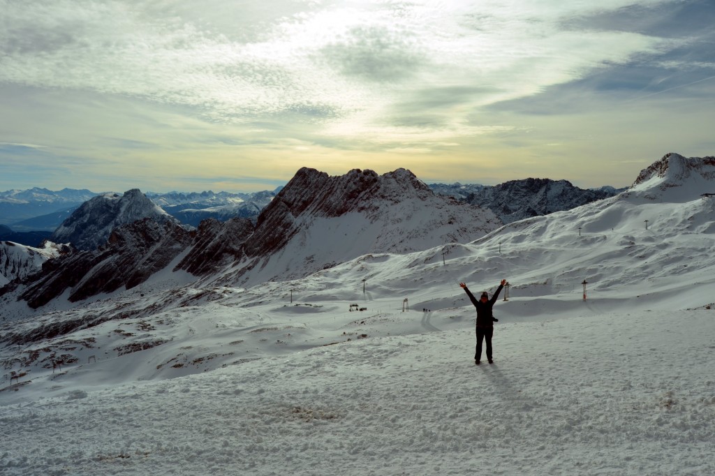 Marisa at the top of the world!!!! (though not really, but kinda)