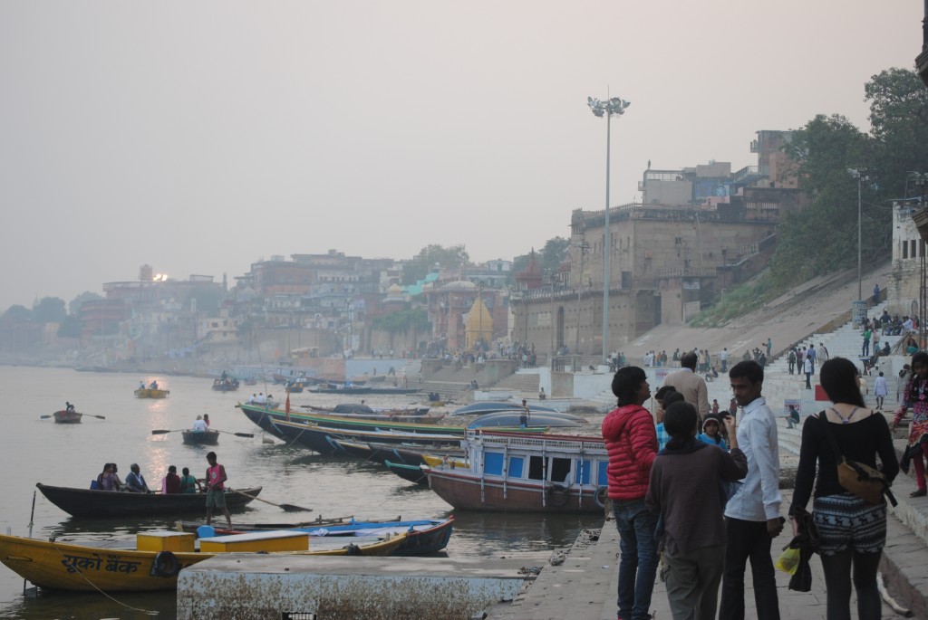 Walking along the ghats