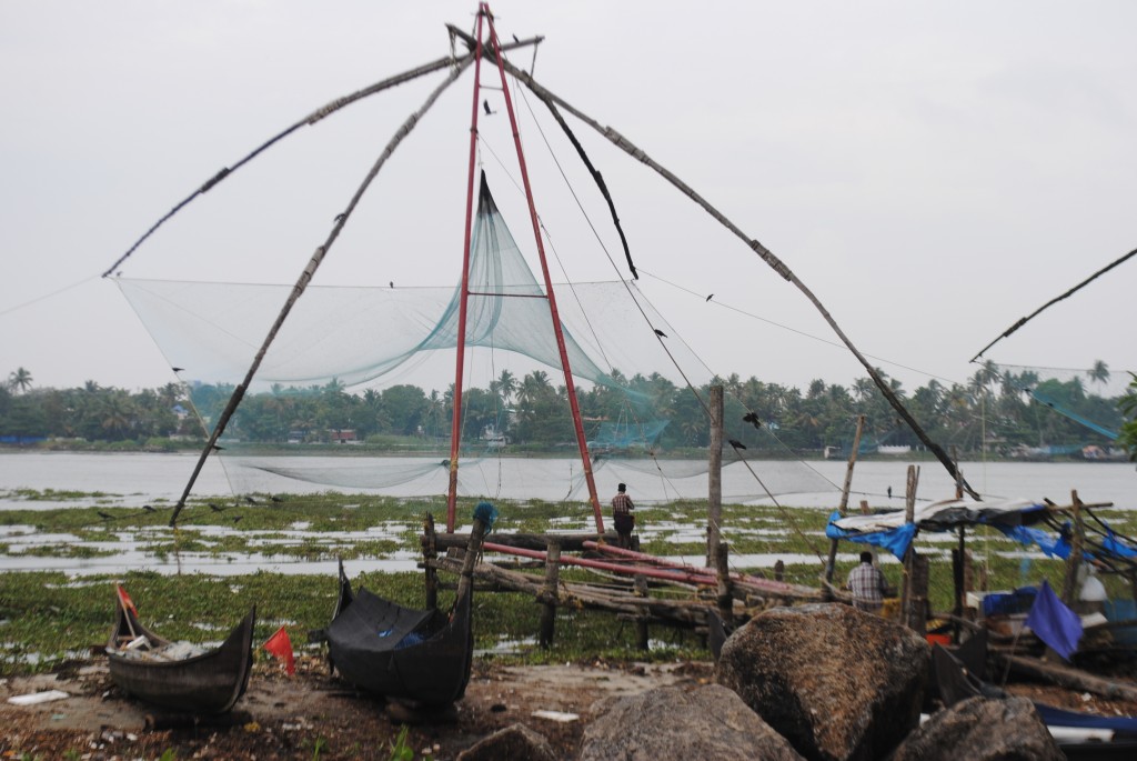 The Chinese fishing nets are one of the most iconic sights in Kochi.