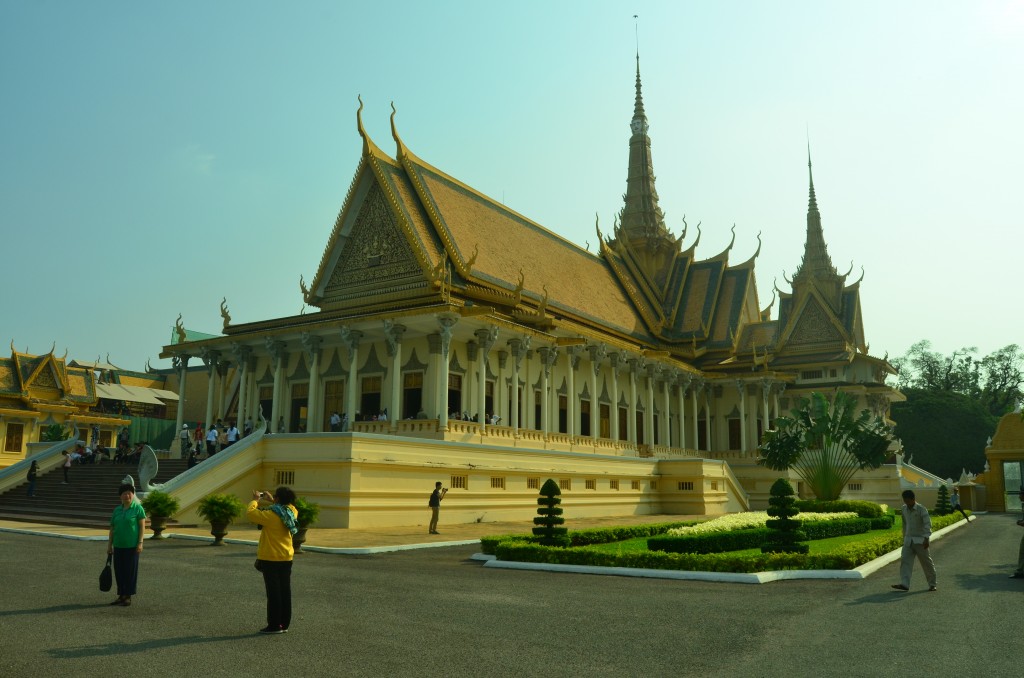 The Royal Palace. It is still used for some functions but the King lives elsewhere on the grounds.