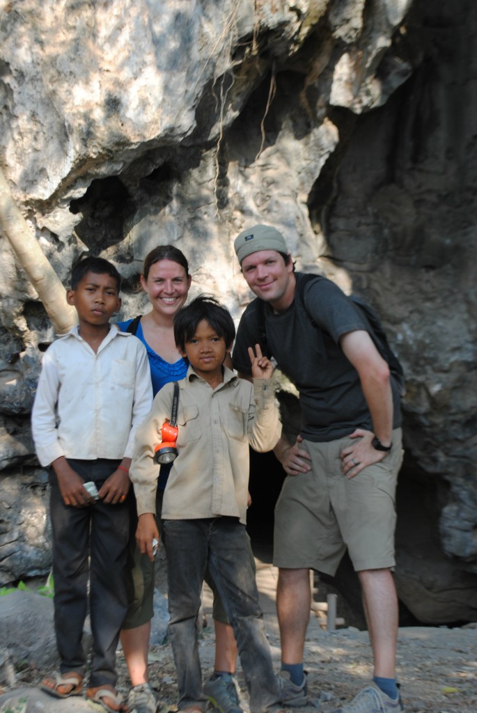 Our adorable tour guides who manipulated us with their cuteness into giving us a tour of the caves even after we refused them repeatedly. It ended up being a good thing they did or we would have missed out on all the dark, narrow crevices to climb through.