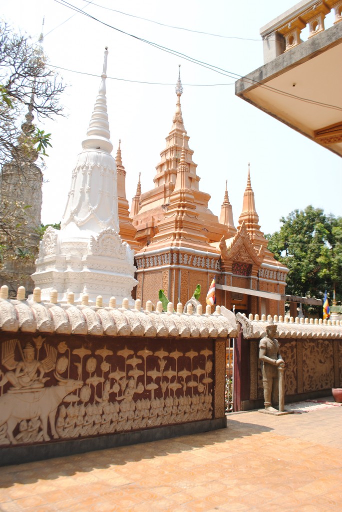 The 'eyebrow' stupa.