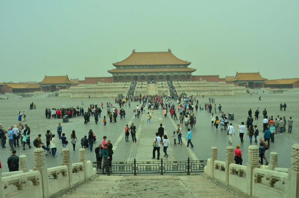 In the Forbidden City (which ain't so forbidden anymore).